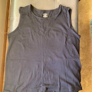 Black tank top LL Bean. Size L. Super soft.